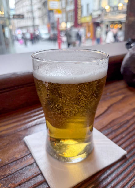 istock Pint of beer in London pub 2204745446