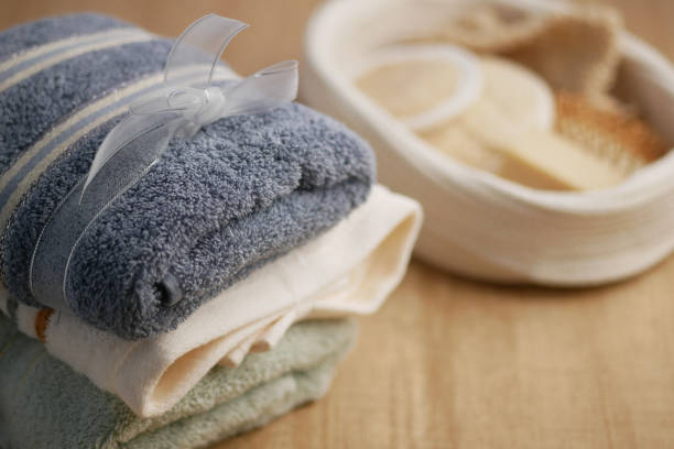istock Experience a truly relaxing spa visit with our soft towels and luxurious bath accessories 2204747155