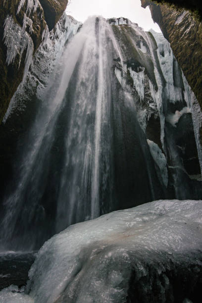 istock Beautiful hidden waterfall of Gljufrafoss (South Iceland) 2204747568