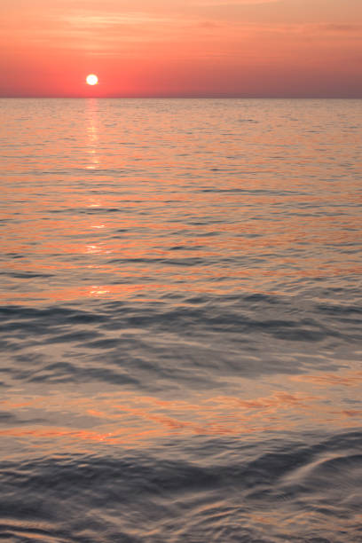 The Tyrrhenian Sea on a late winter day in Italy