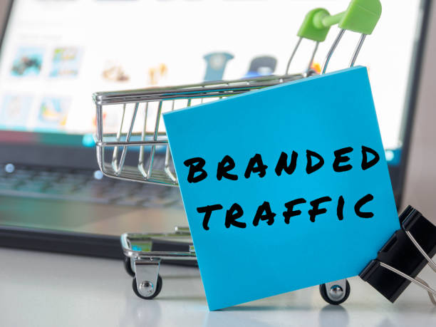 istock Branded Traffic text title sticker shopping commerce marketing 2204750198