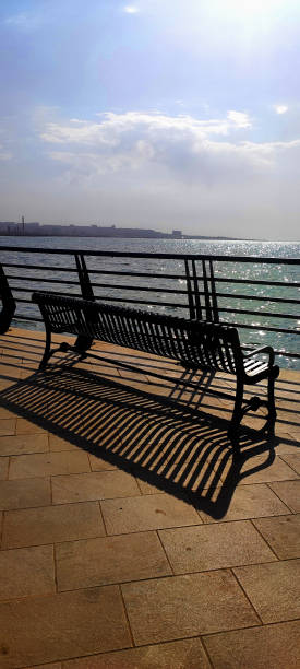 istock Bench with the view on the sea 2204750309