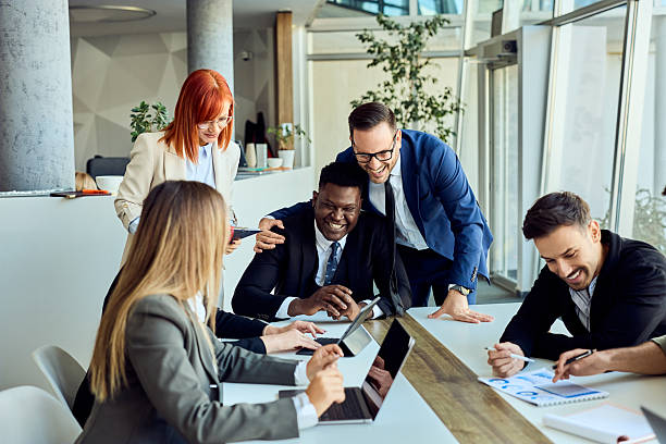 istock Professional Team Collaborating in a Modern Office with Positive Energy and Teamwork 2204752276