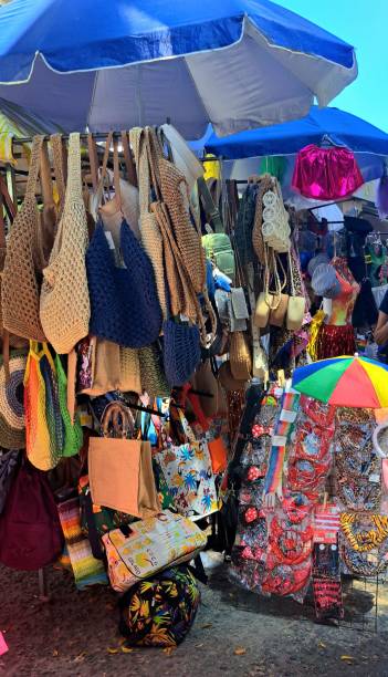 istock Colorful street market stall 2204755331