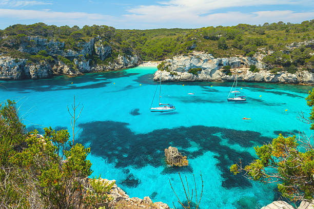 Beautiful landscape at a spanish island