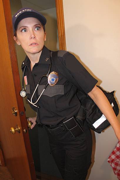 istock female EMT Paramedic 2204773416