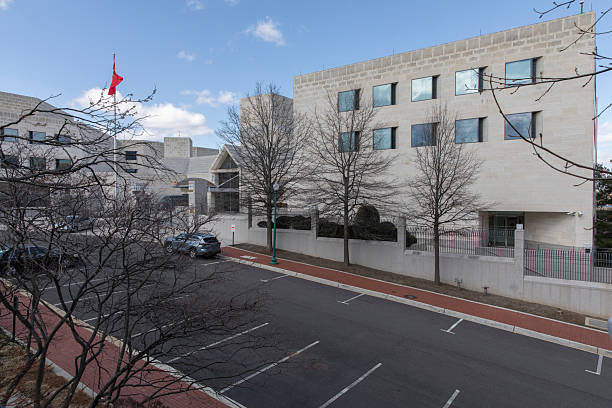istock Chinese Embassy in Washington DC 2204779714