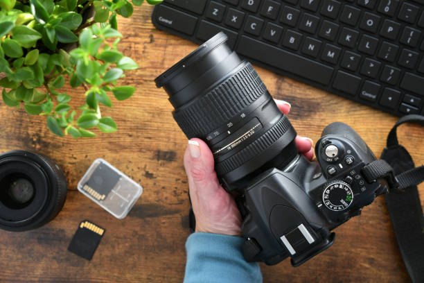 istock Photographer working at a desk 2204782708