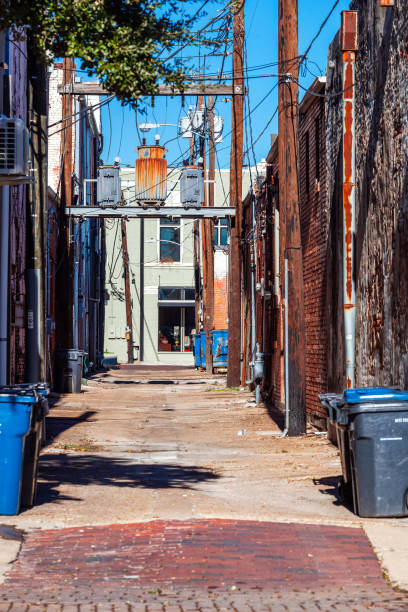 istock Small town alley - Temple, Texas 2204793312