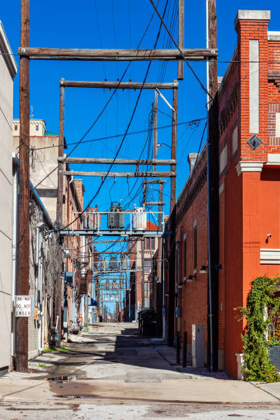 istock Small town alley - Temple, Texas 2204793335