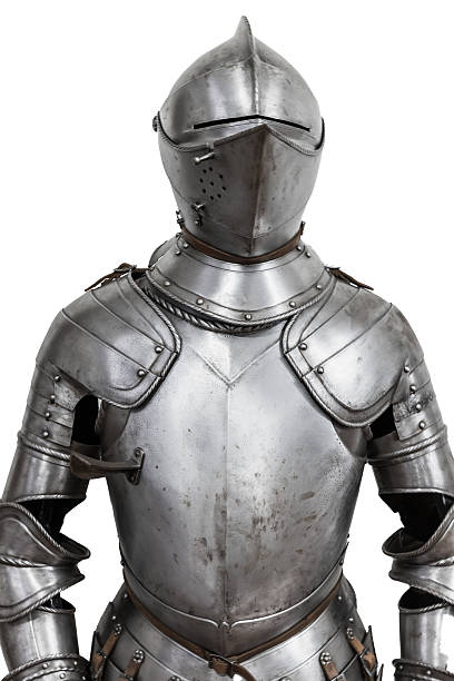 istock Full suit knight armor featuring a closed helmet 2204810082
