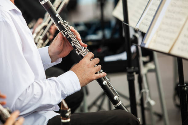 istock Clarinet in the hands of a musician 2204810468