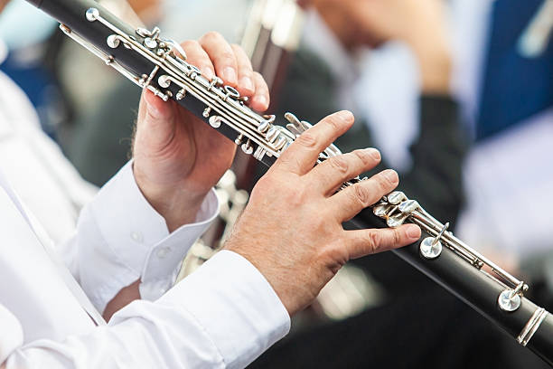 istock Clarinet in the hands of a musician 2204810475