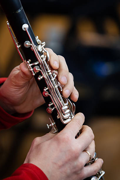 istock Hands of a musician playing the clarinet 2204810674