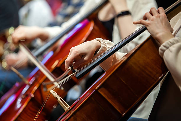 istock Hand of a musician playing the cello 2204810681