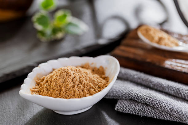 istock Medicinal and food maca powder 2204819669