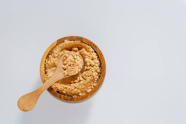 istock Medicinal and food maca powder 2204820468