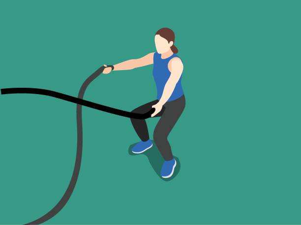 Battle Rope Animation 30+ Woman Battle Rope Stock Illustrations, Royalty-Free Vector Graphics ...