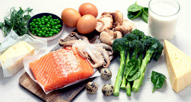 istock Foods rich in vitamin D. 2204827135