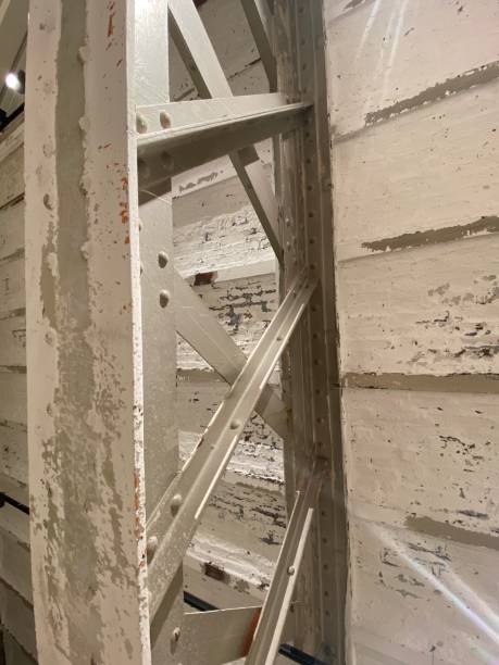 istock Historic  Truss Frame in steel. 2204837633