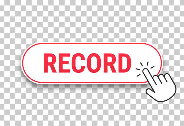 Push Record Button 80+ Hand Pressing Record Button Stock Illustrations, Royalty-Free ...