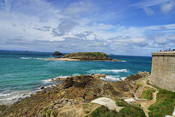 Fort National in Saint Malo in Brittany, France