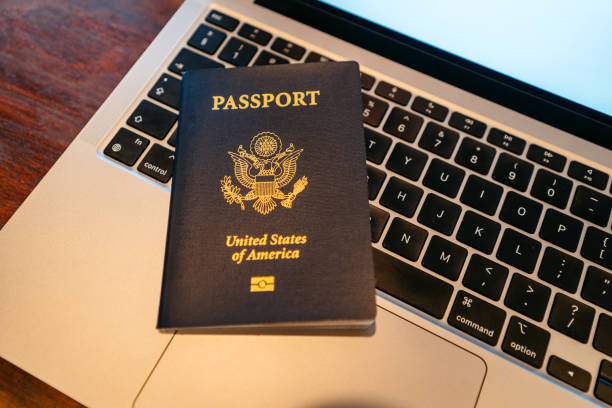 istock A USA Passport On A Laptop Indoors 2204855848