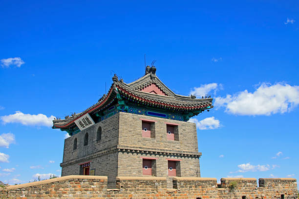 Shanhaiguan ancient city embrasured watchtower, China