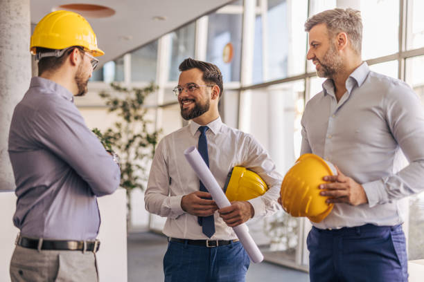istock Architects and engineers discussing a new project in the office 2204870130