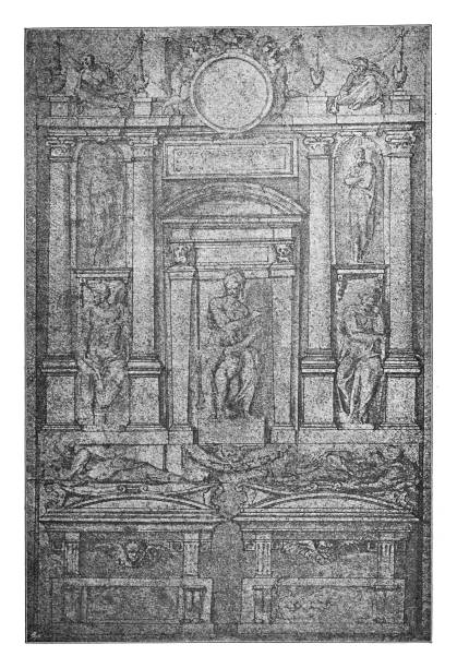 istock Design for a Double Tomb in the Medici Chapel by Michelangelo 2204871666