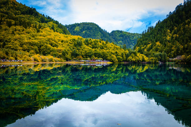 istock Clear Lake and Forest Reflections in Jiuzhaigou 2204872819