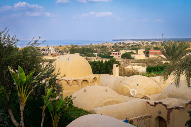 View at El Fayoum oasis ın Egypt