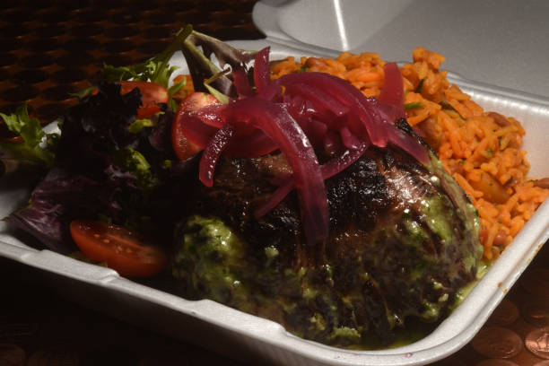 Skirt Steak with Garlic Sauce