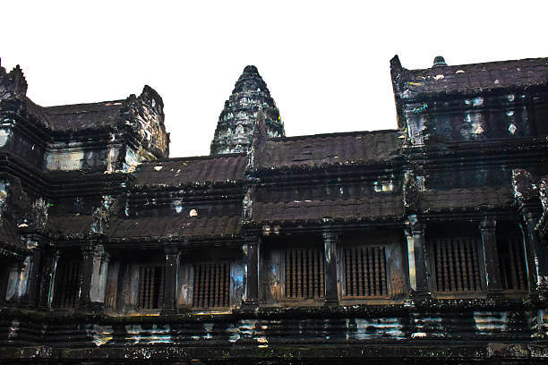 Interior views of the Angkor Wat temple in Siem Reap, Cambodia