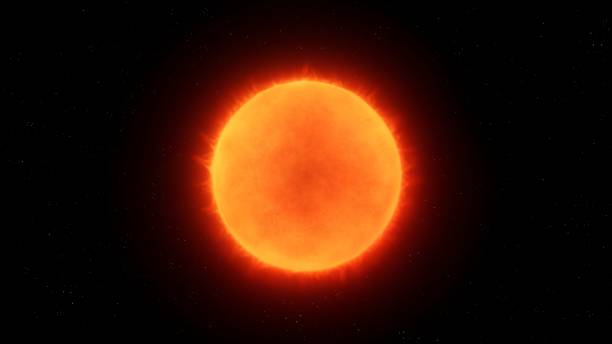istock Aldebaran star in space. Red giant on black background. 2204882486