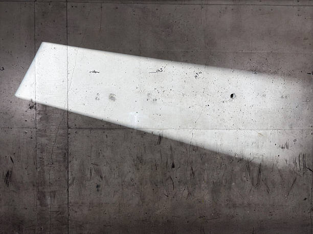 Light and shadow of cement wall in modern building