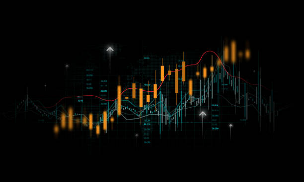 istock Technology concept background image, financial graph, business analysis, marketing 2204889520
