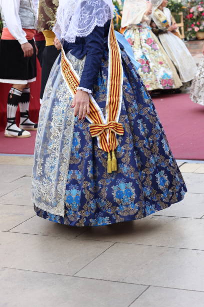 istock This photo shows Fallera's beautiful outfit. 2204893094