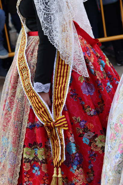 istock This photo shows Fallera's beautiful outfit. 2204893115