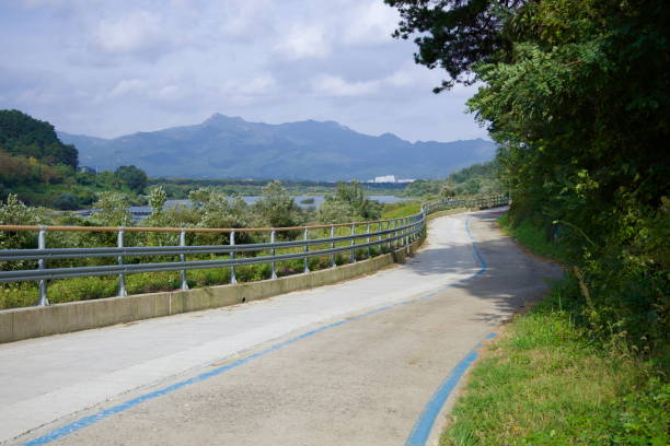 istock Along the Seomjingang Bike Path by the River 2204899095