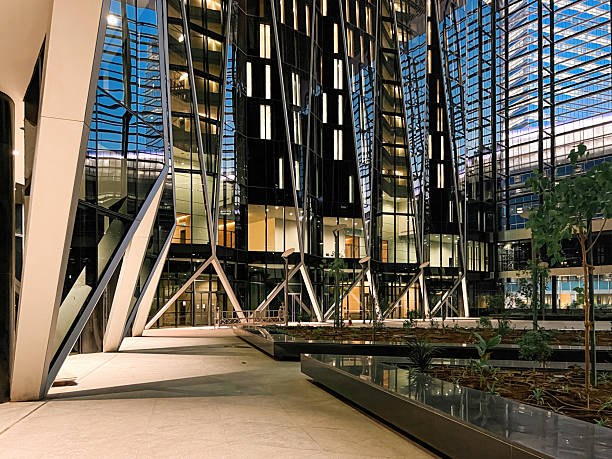 istock Modern Architectural Brilliance at KAFD. Night. 2204901881