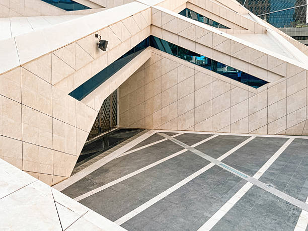 istock Modern Geometric Architecture at King Abdullah Financial District 2204903437