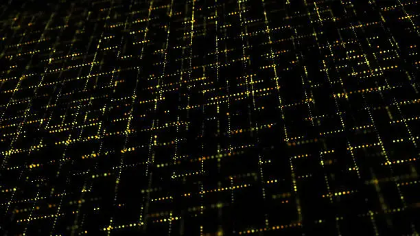 Photo of Abstract Digital technology background. Digital Wireframe Binary Code Graphic background 4K photo