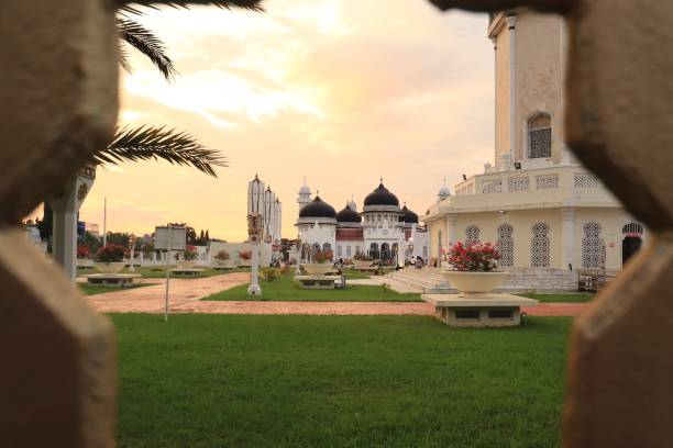 istock Baiturrahman Grand Mosque at Dusk 2204908340