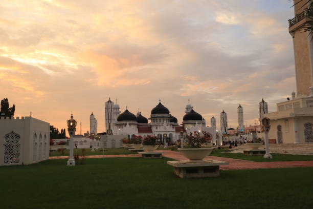 istock Baiturrahman Grand Mosque at Dusk 2204908579