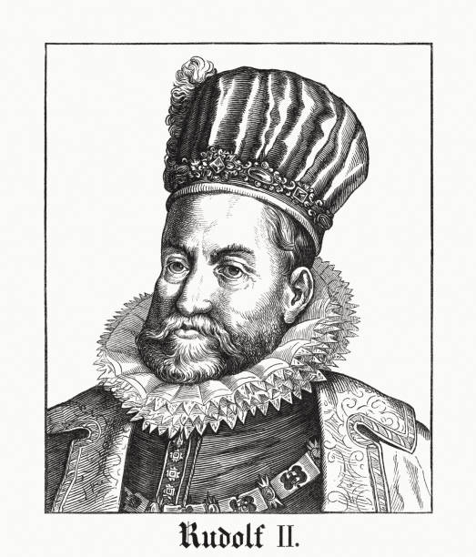 istock Rudolf II (1552-1612), Holy Roman Emperor, wood engraving, published 1854 2204913103