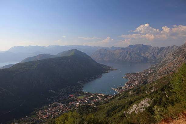 Landscape of Bay of Kotor, Montenegro