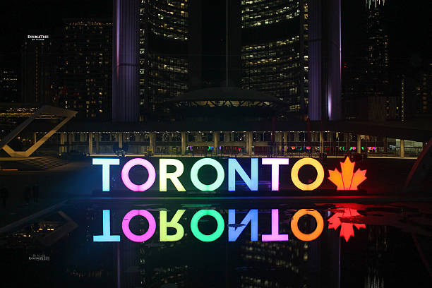 Toronto, Ontario, Canada - September 18, 2025:  Toronto City Hall in downtown Toronto.