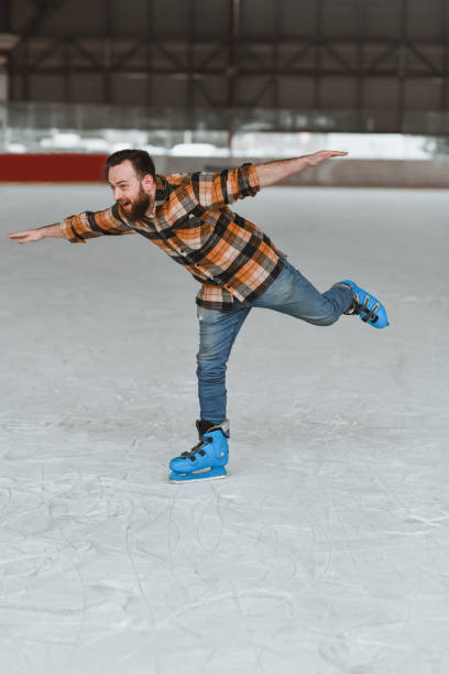 istock Male Skater Testing and Refining New Moves During Ice Practice 2204917063