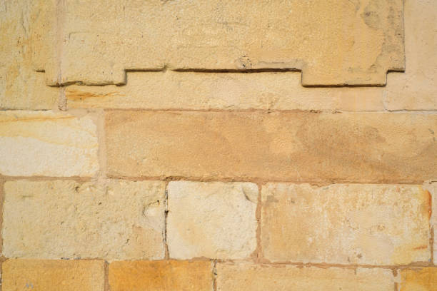 Stone masonry facade detail